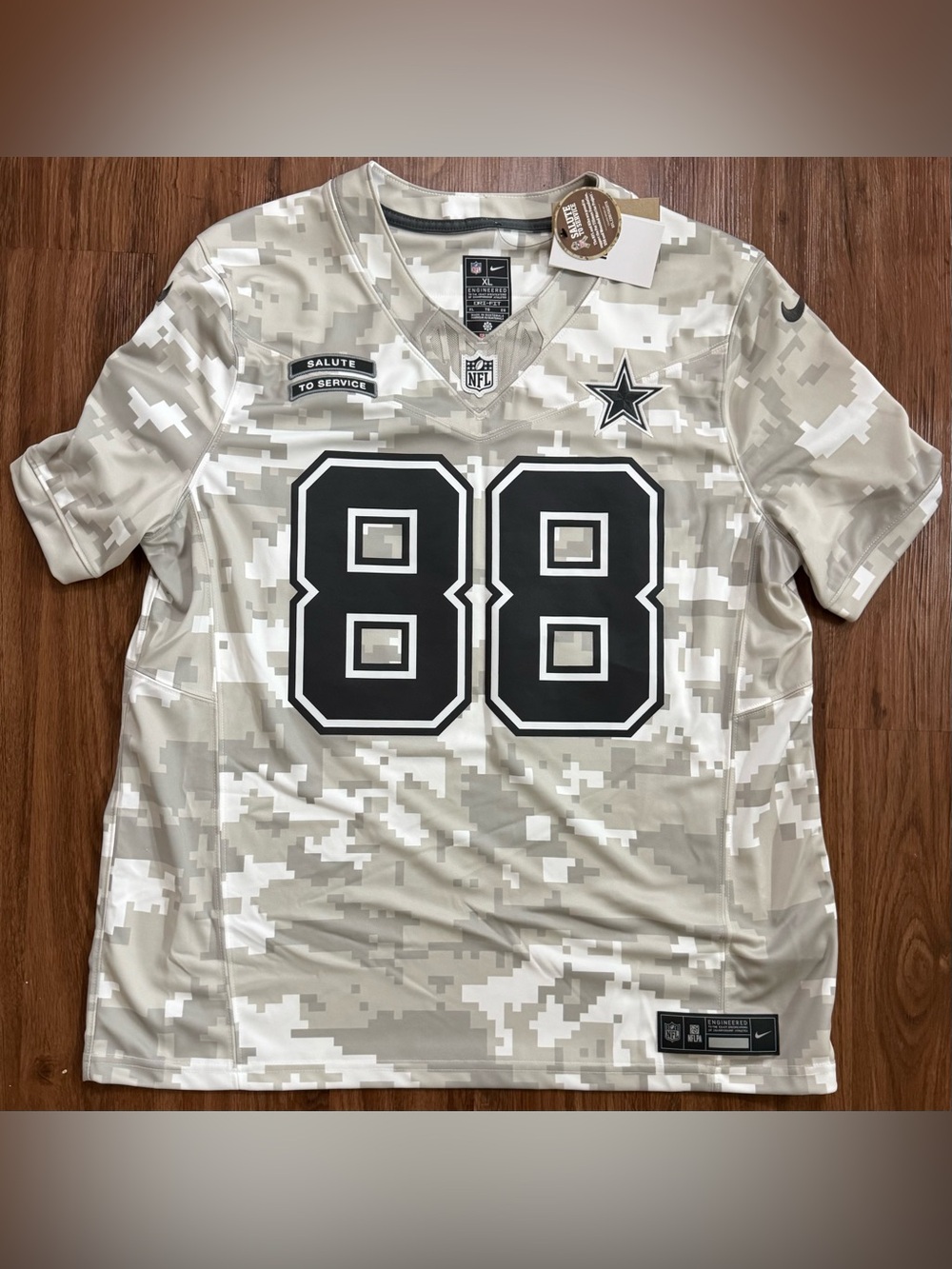 CeeDee Lamb Arctic Camo Dallas Cowboys 2024 Salute to Service Limited - XL